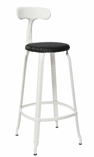 Confortable tabouret de bar avec dossier