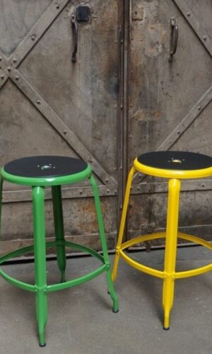 Tabourets métal choix du coloris RAL