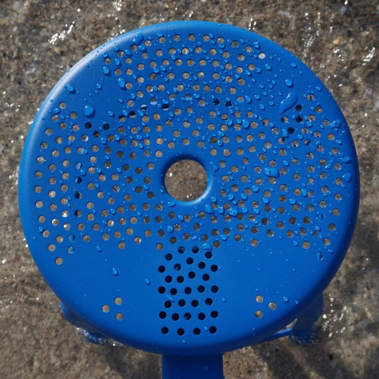 Assise de chaise Nicolle Outdoor en tôle perforée