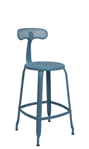 Chaise bleu ciel pour jardin, terrasse, cuisine d'extérieur.