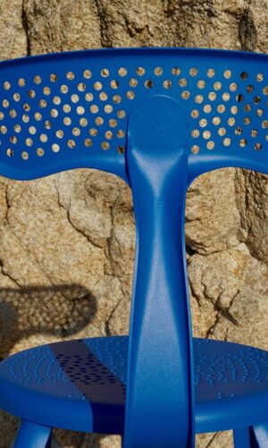 Dossier queue de baleine perforé, spécial jardin, extérieur terrasse