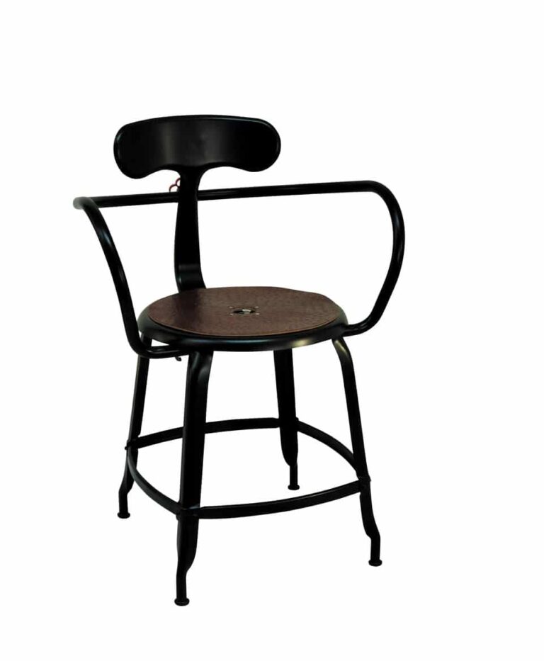 FAUTEUIL_GALETTE_H45_NM_1 Fauteuil Nicolle avec Galette de cuir grainé autruche