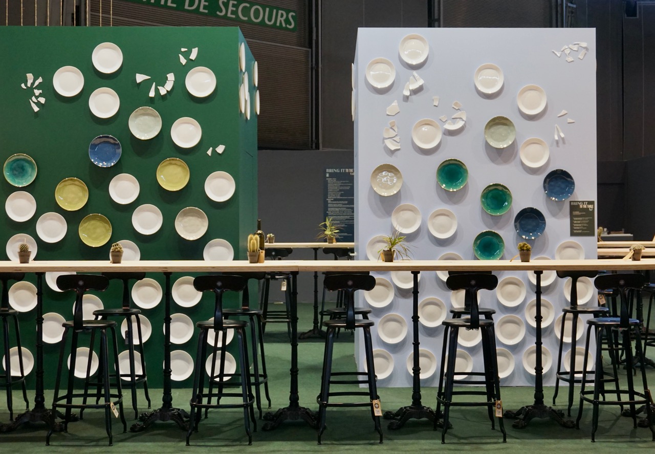 Chaises Nicolle par l'agence 14 septembre au salon Maison et objet