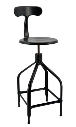 Chaise de bar haute avec vis sans fin