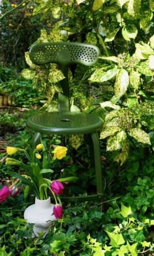 Chaise de jardin métal fabriquée en france