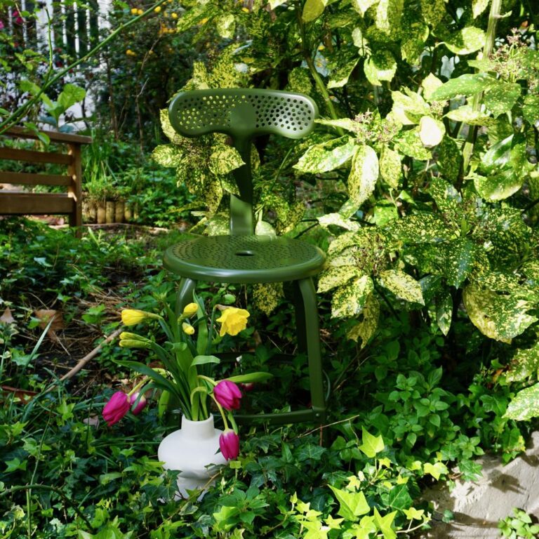 Chaise de jardin métal fabriquée en france