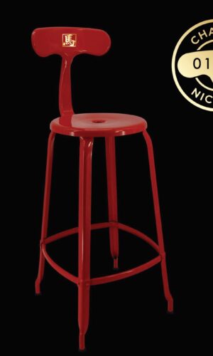 Modern design red bar stool